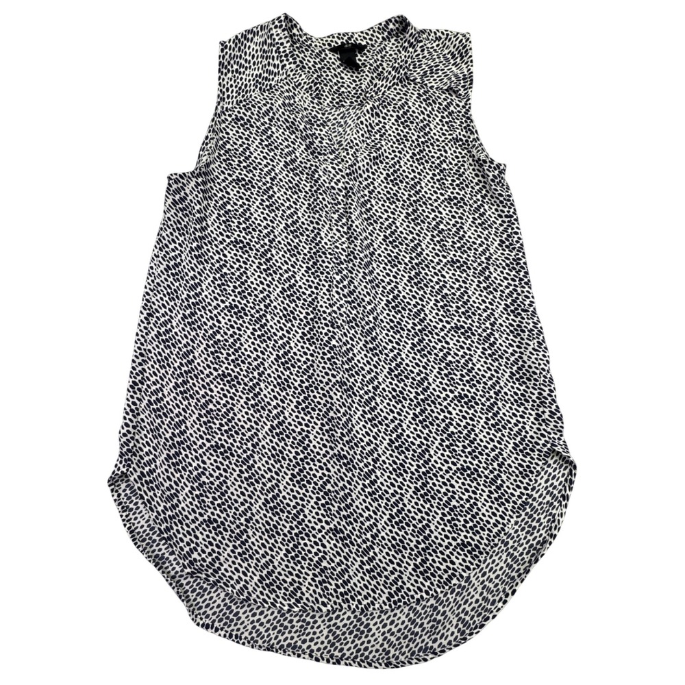 H&M Shirt Women's Size 8 Blouse Office Sleeveless Tunic Top‎ Preppy Workwear